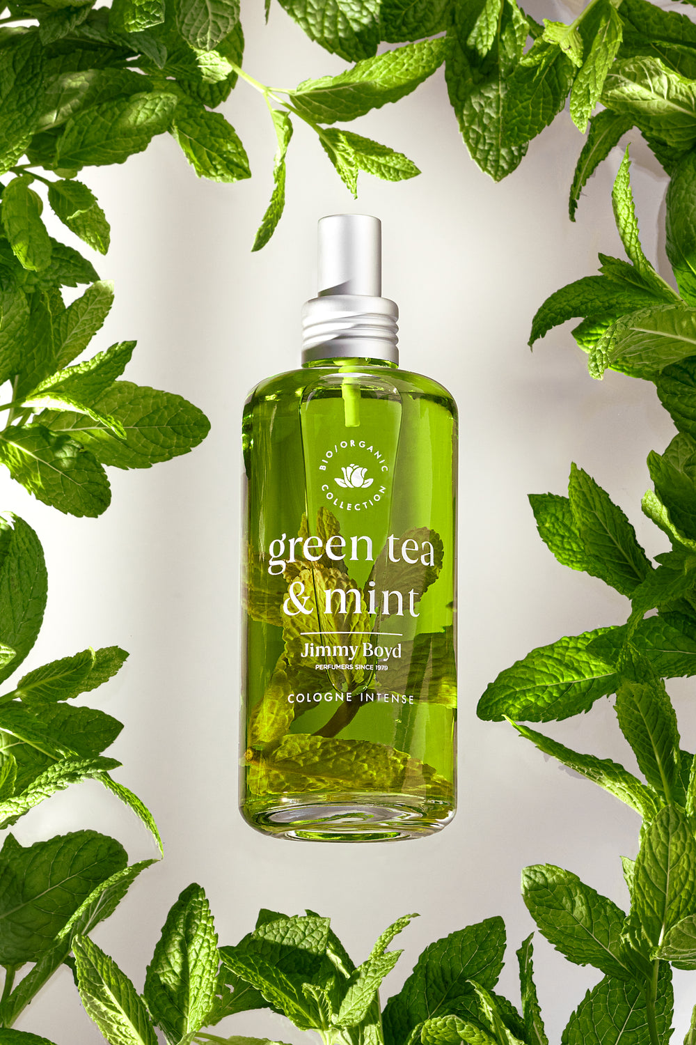 Green Tea & Mint naturlig, vegansk Eau De Cologne, unisex parfym