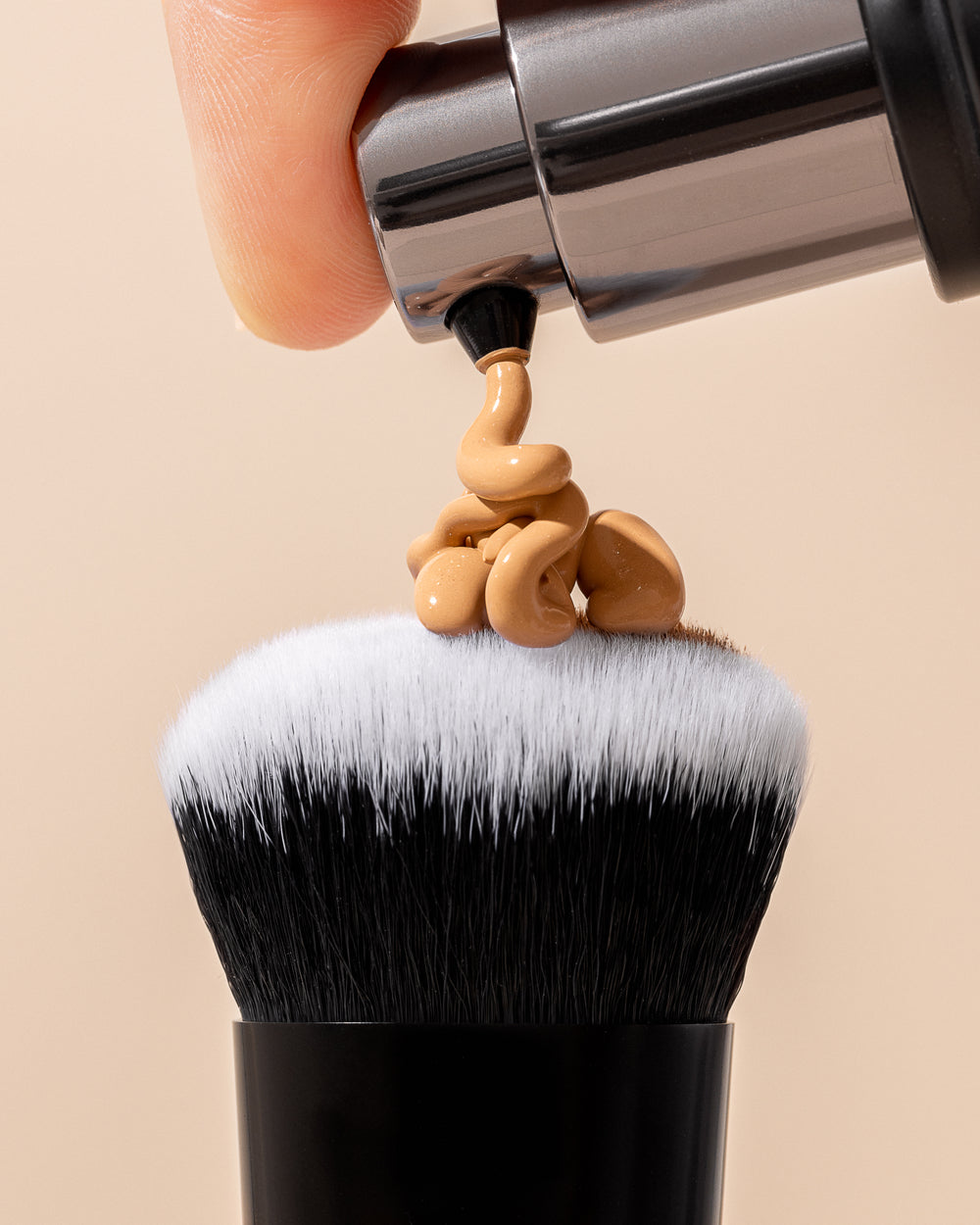 Naturlig sminkborste