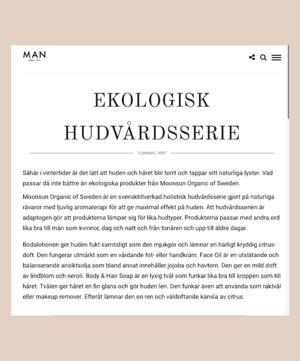 Ekologisk hudvård