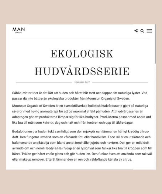 Ekologisk hudvård