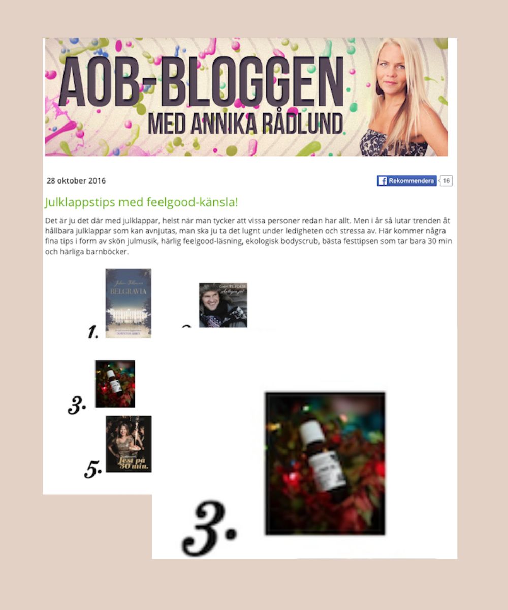 Veganska julkappstips
