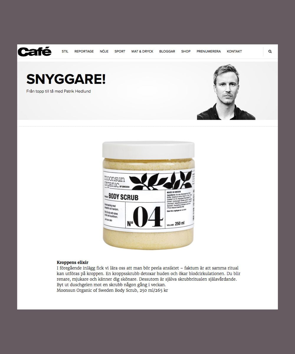 Vegansk Body Scrub