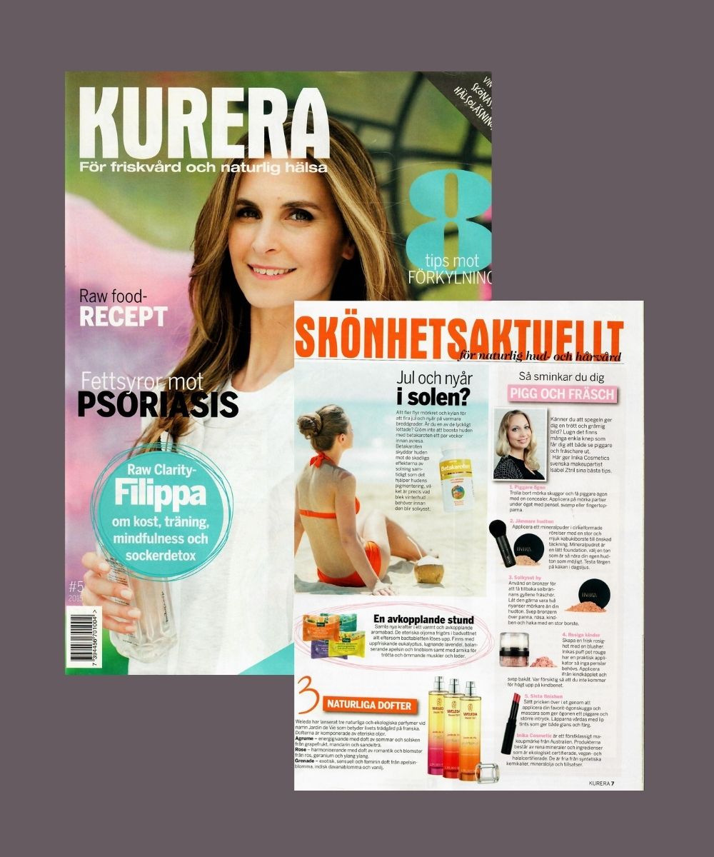 Tidningen Kurera intervjuar Inikas makeupartist om tips