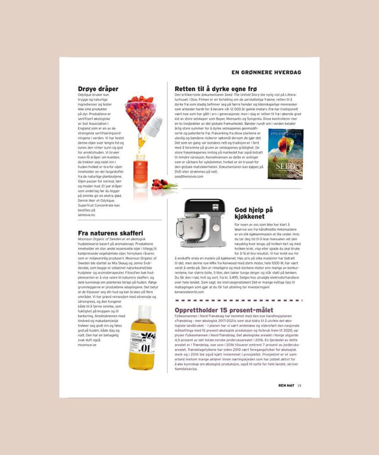 Ekologisk rengöringsolja