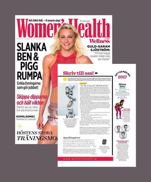 Tidningen Women's Health Sverige tävlar ut produkter från Moonsun