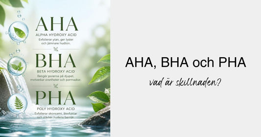 AHA, BHA och PHA – vad är skillnaden?