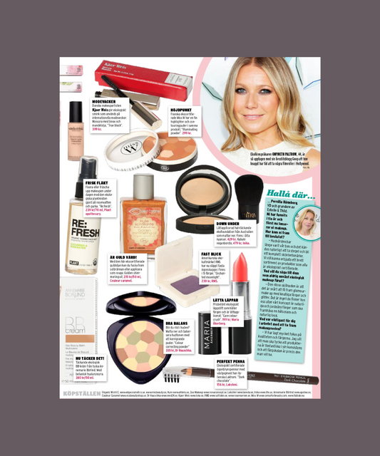 INIKAs Foundation och kabuki borste i tidningen Klick!