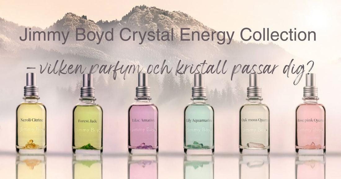 Jimmy Boyd Crystal Energy Collection – vilken parfym och kristall passar dig?