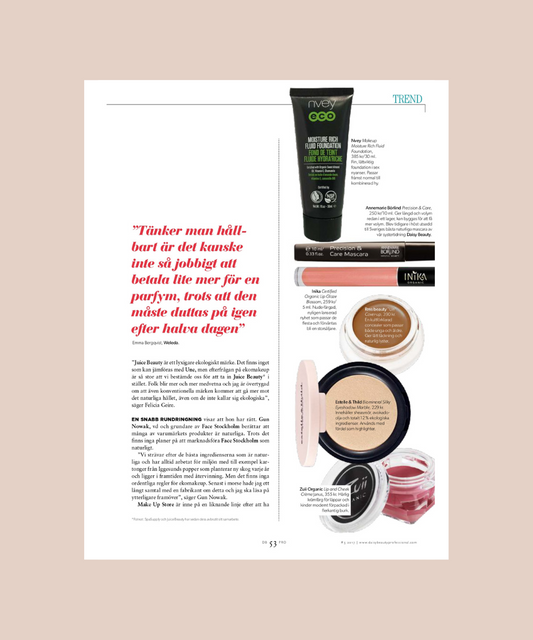 Daisy beauty tipsar om Inikas lip glaze