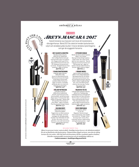 Damernas värld älskar Inikas long lash maskara