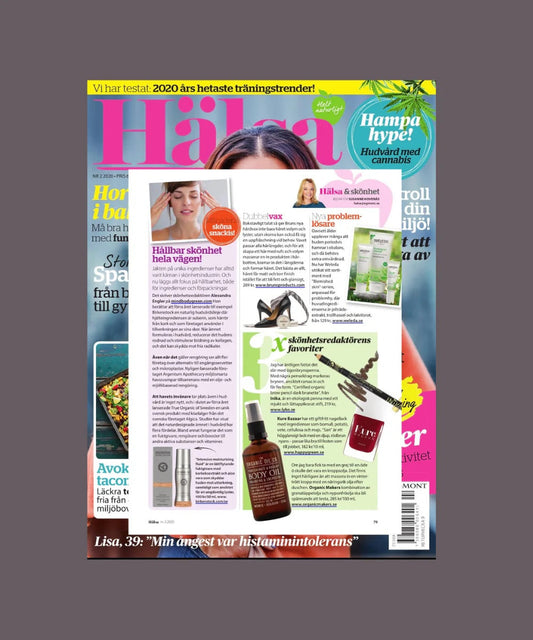 Tidningen Hälsa rekommenderar Inikas brow pencil