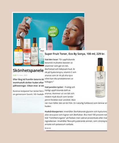 Kurera tipsar om ekologisk toner från Eco by Sonya