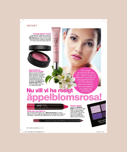 Svensk Dam tipsar om Inika Organics lip and cheek cream