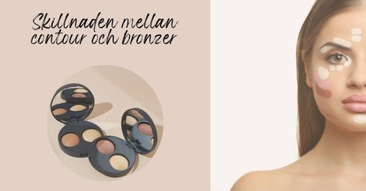 Skillnaden mellan bronzer och contour