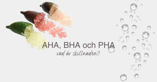 AHA, BHA och PHA – vad är skillnaden?