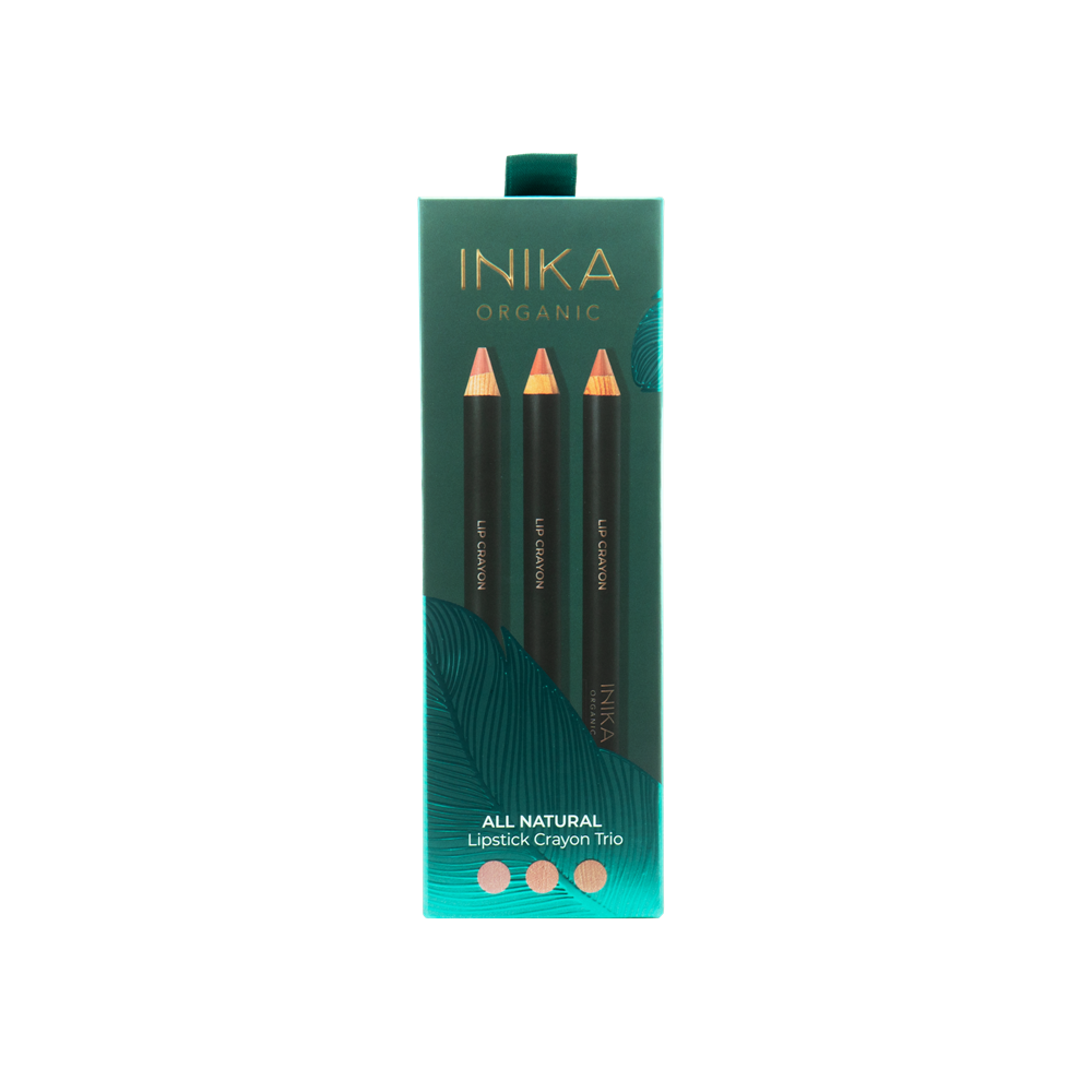 INIKA All Natural Lip Crayon Trio