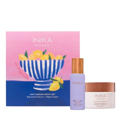 INIKA Organic Anti-Ageing Night Duo Set