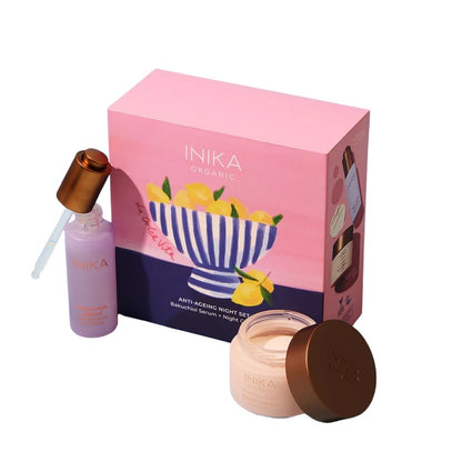 INIKA Organic Anti-Ageing Night Duo Set