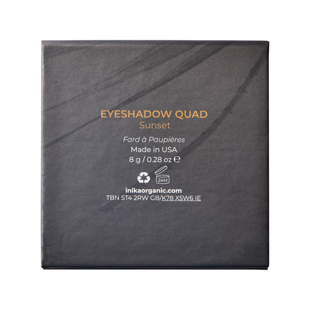 INIKA Eyeshadow Quad - Sunset